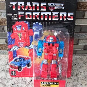 NEW Hasbro Still Sealed Transformers Toy Transformer G1 Heroic Autobot Gears